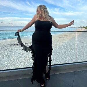 Black jellyfish dress